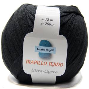Trapillo Tejido Ultra Ligero 200 gr
 Colores-trapillo-tejido-200-gr-negro