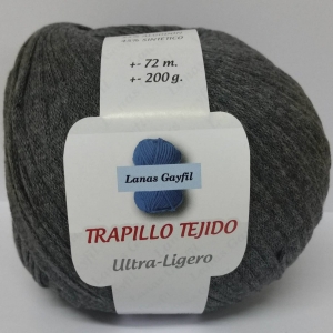 Trapillo Tejido Ultra Ligero 200 gr
 Colores-trapillo-tejido-200-gr-gris marengo
