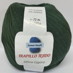 Trapillo Tejido Ultra Ligero 200 gr
 Colores-trapillo-tejido-200-gr-verde botella