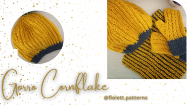 Gorro Cornflake a crochet Gorro Cornflake a crochet