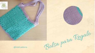 Bolsa Regalo a Crochet Bolsa Regalo a Crochet