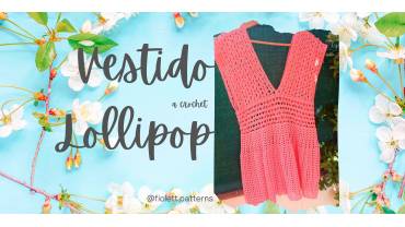 Vestido de playa a Crochet | Vestido Lollipop 