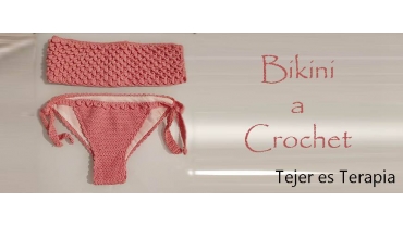 Bikini a Crochet con Punto Cocodrilo | Tejer es Terapia Bikini a Crochet con Punto Cocodrilo | Tejer es Terapia